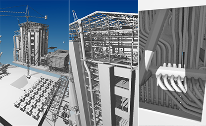 Symmetry-aware Sparse Voxel DAGs (SSVDAGs) for compression